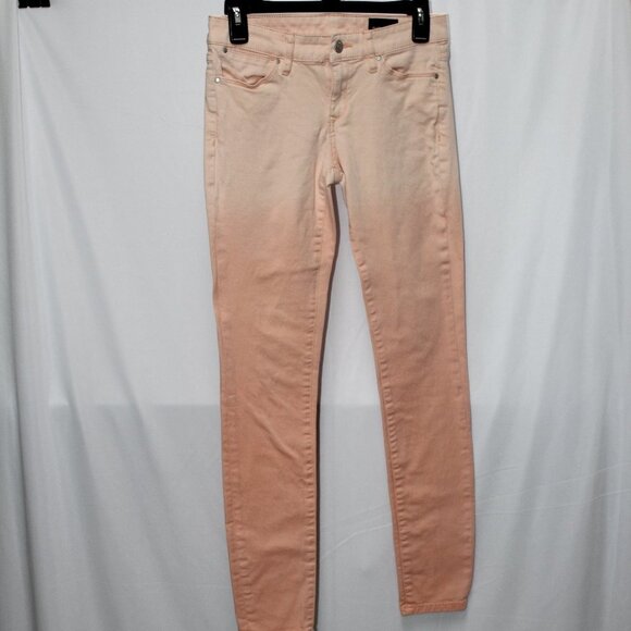 Club Monaco Denim - CLUB MONACO Pastel Pink Ombre Skinny jeans